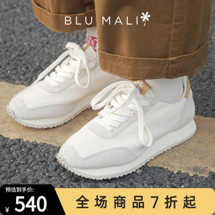 輕便跑鞋 男女運動鞋 OJAI系列復古慢跑鞋 BluMali春夏新款