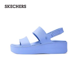 Skechers斯凱奇夏季 厚底增高外穿軟底111257 女輕質耐磨運動涼鞋