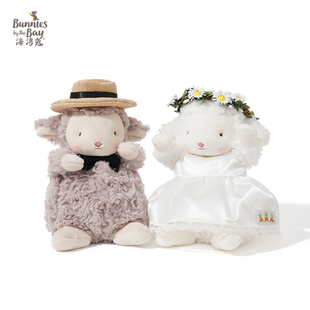 海灣兔情侶小羊公仔情人節禮物送女友玩偶壓床娃娃一對bunnies