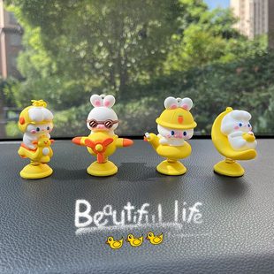 車載搖頭擺件中控公仔車內飾品汽車擺件網紅裝 可愛臺 飾搖搖樂新款
