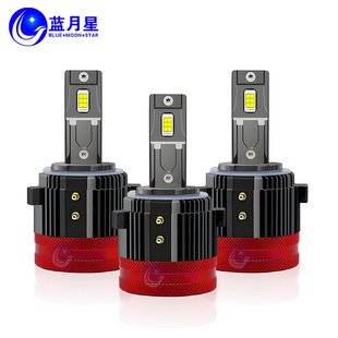 高爾夫7專用LED車燈 led前照燈雙銅管80W高亮款 跨境直銷新品 GT7