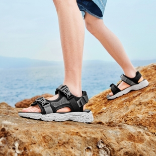 237396 耐磨防滑EVA復古戶外休閑沙灘涼鞋 Skechers斯凱奇男鞋 夏季