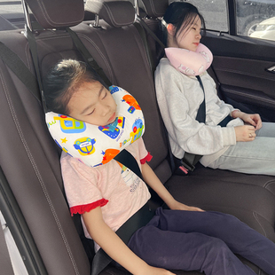 安全帶護(hù)肩套安全座椅睡覺(jué)神器防勒脖兒童車(chē)載車(chē)內(nèi)用品汽車(chē)頭枕小
