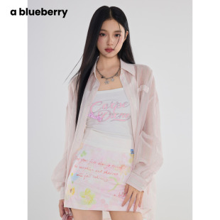 ablueberry 顯瘦吊帶背心女甜辣百搭洋氣上衣 立體蝴蝶結高彈修身