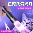 伍德氏燈照貓蘚尿手電筒紫外線熒光劑UV固化美甲筆驗鈔紫光燈專用