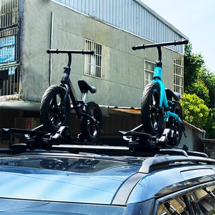 轎車SUV汽車自行車架通用款 車頂自行車架行李架車載架單車平衡車