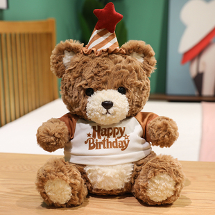 正版 麥吉泰迪小熊戰士bear毛絨玩偶軟抱枕公仔玩具布娃娃生日禮物