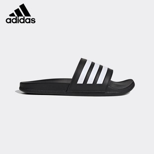 Adidas阿迪達(dá)斯男女運(yùn)動(dòng)休閑輕便透氣舒適游泳涼鞋 GZ5891 拖鞋
