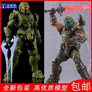 光環(huán)士官長手辦無限光暈周邊毀滅戰(zhàn)士關(guān)節(jié)可動模型3D立體雕像擺件
