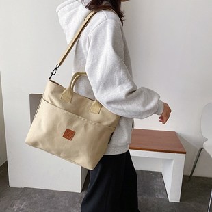 女士斜挎包布包包女l2023新款 休閑女包帆布包單肩包大 手提包時尚