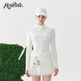 服裝 防曬外套上衣女高爾夫運(yùn)動(dòng)女裝 修身 KeypoteGolf蕾絲花邊薄款