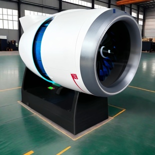 新款 模型3D打印立體拼圖飛機迷你引擎玩具 渦扇渦噴發動機航發拼裝