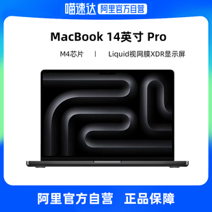 蘋果國補 14英寸MacBook 國行正品 阿里自營 政府補貼 商務辦公筆記本電腦 Apple M4芯片2024新款 Pro