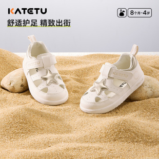 透氣軟底嬰幼兒學步鞋 KATETUKIDS 涼鞋 新款 卡特兔寶寶2025年夏季
