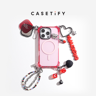 掛鏈鑰匙圈 CASETiFY 適用于部分手機殼或其他飾品迷你扣環掛鏈掛件 全新上市