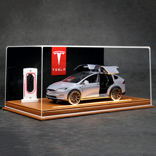 特斯拉Model X車模仿真模型收藏擺件合金SUV新能源汽車送男生禮物