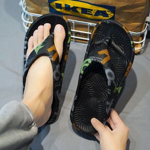 2023新款 拖鞋 人字拖男士 潮流踩屎感防滑涼鞋 涼拖室軟底沙灘鞋 夏季