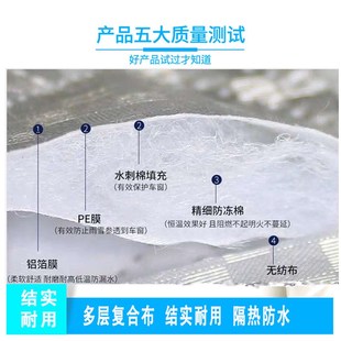 新世代福特經典 江鈴特順大通V80空調7前后排熱隔簾 全順隔斷簾新款