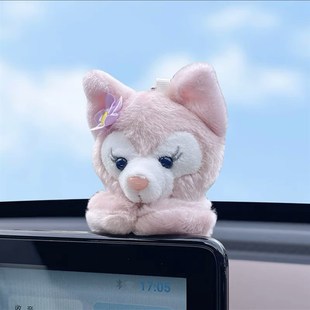 車載小擺件可愛卡通女士汽車屏幕裝 飾公仔擺件高級感車內懷擋飾品