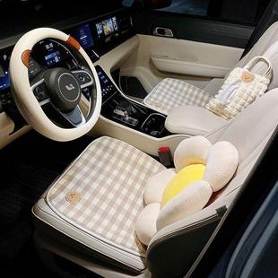 通用座椅墊廠家 汽車坐墊夏天通風透氣車座套半包四季 簡潔夏季 新款