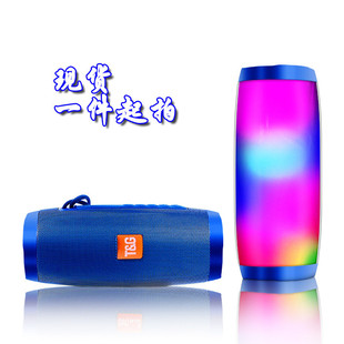 跨境電商TG157無線藍(lán)牙音箱LED旋律彩燈創(chuàng)意禮品戶外防水低音炮