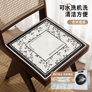 中古風(fēng)夏季 涼感冰絲椅墊辦公室久坐涼墊汽車座椅涼爽透氣防滑墊子