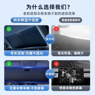 領克Z20遮陽簾防曬擋板罩傘隔熱前擋風玻璃汽車用品改裝 配件內飾.