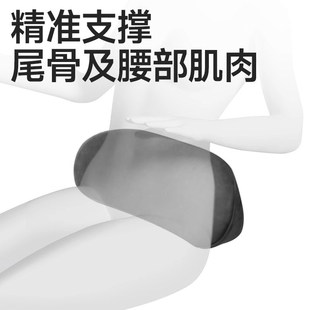 記憶汽車靠車載腰靠座椅靠枕護(hù)腰護(hù)頸尾椎靠墊薄款 頭枕棉小腰支撐