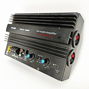 12v汽車功放板大功率音響低音炮外露功放12v功放機600WPA 60A
