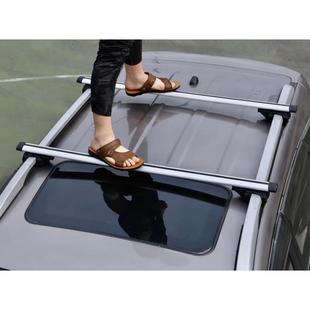 超靜音橫式 精品 行李架車頂鋁合金帶鎖車載橫桿旅行架配件改裝