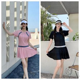 女士泳裝 保守顯瘦遮肚遮肉大碼 KimMumy夏季 泳衣長(zhǎng)袖 現(xiàn)貨發(fā)