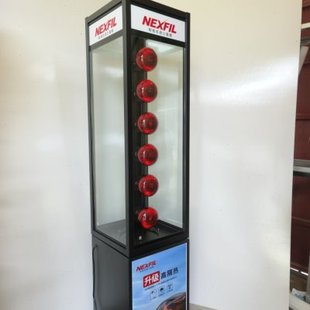 隔熱膜面太陽膜高清紫外線汽車太陽膜旋轉測試展架測試四展柜測試