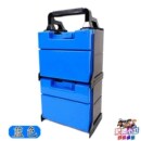 雙層四驅車收納箱 15424箱零配件箱自制田宮O拉面工具箱95086