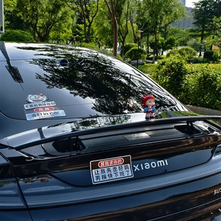 熱銷汽車裝 飾呆呆偵探系列車載擺件車頂玩偶 飾擺件后備箱尾部裝