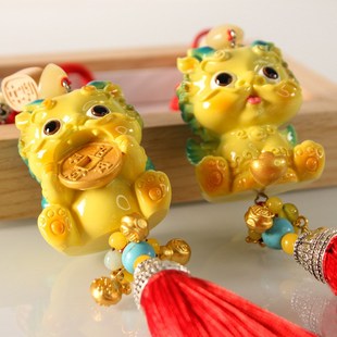 卡通貔貅車掛g件 飾一件代發(fā) 汽車內(nèi)飾創(chuàng)意用品掛飾卡通可愛汽車裝