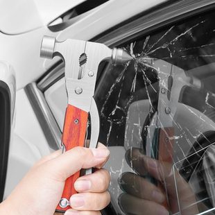 一秒破窗神器汽車安全用品車載安全錘車用多功能應急逃生錘救生錘
