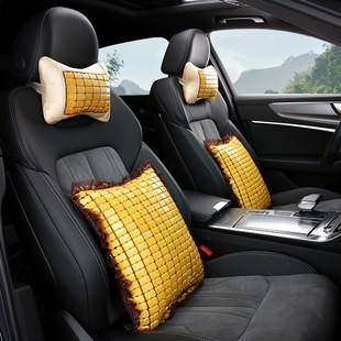 駕駛位汽車座墊竹片坐墊通用夏季 前排單張正副單片竹塊主駕凉椅墊