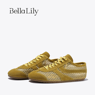 德訓鞋 小眾個性 高級時尚 休閑鞋 BellaLily2025夏季 潮流阿甘鞋 新款
