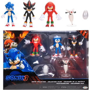 Figure Sonic 刺猬索尼克超音鼠電影人偶人物模型兒童玩具套裝 正版