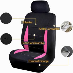 歐美熱賣 通用型適合于五座車型 滌綸網(wǎng)布汽車座椅套外貿(mào)熱銷款