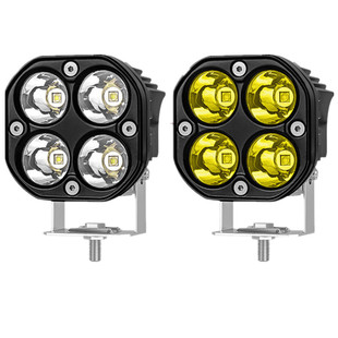 貨車LED射燈霧燈倒車燈12V24V叉車燈汽車改裝 前杠燈中網輔助燈