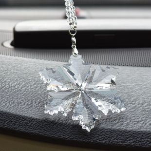 汽車掛件雪花女神款 水晶飾品高檔創意優質車內風鈴掛飾吊飾后視鏡
