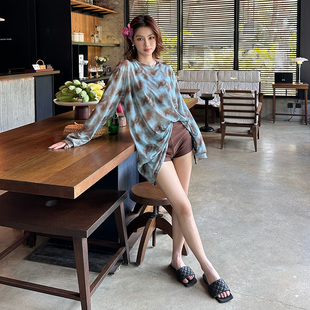 學生泳裝 泳衣女比基尼分體罩衫 三件套防曬遮肉顯瘦高級感平角大碼