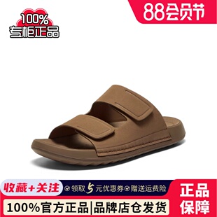 62018BL5 簡約牛皮外穿舒適百搭沙灘鞋 Bata涼拖鞋 男2025夏商場新款