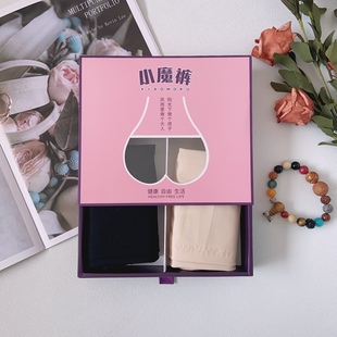 蕾絲花邊性感提臀棉檔無痕收腹褲 高腰內(nèi)褲 冰絲薄款 古妃8933小魔褲